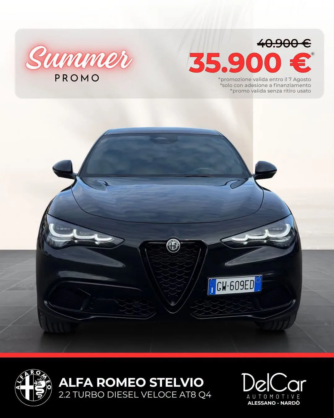 Alfa Romeo Stelvio 2.2 TURBO DIESEL VELOCE AT8 Q4 2024